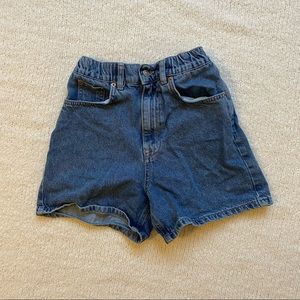 Pull & bear high waisted jean shorts